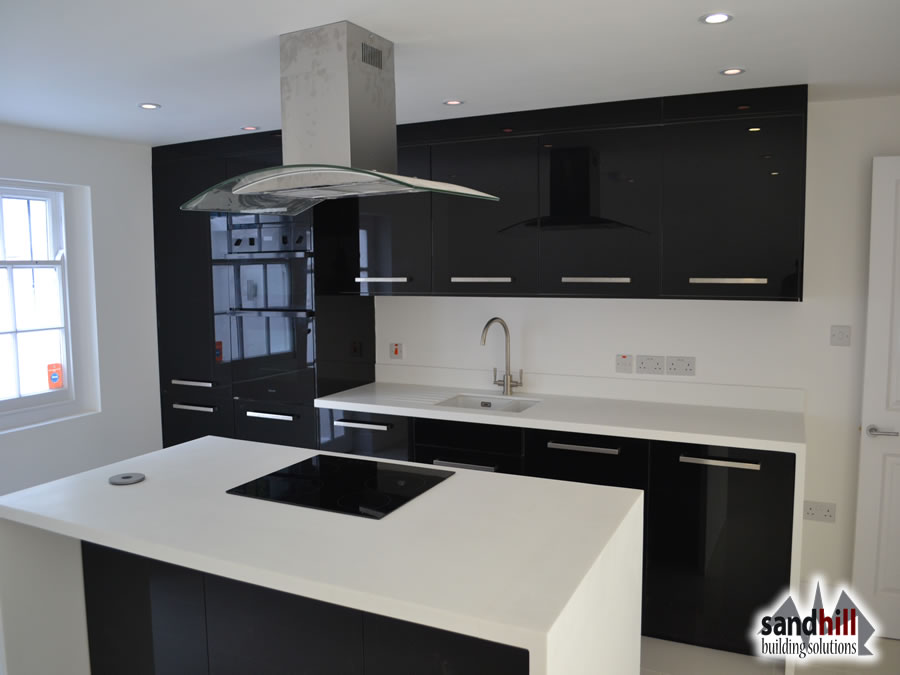 016 high gloss black kitchen white worktop jpg Quotes