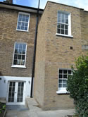 Two storey house extension at rear